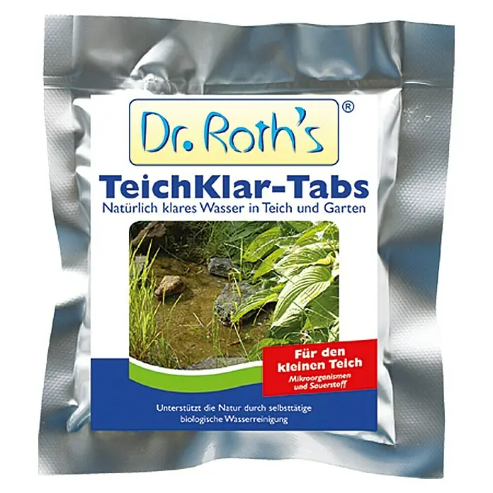 Söll Reinigungstabs Dr. Roth's Teichklar - 4 Tabs - Vorderansicht
