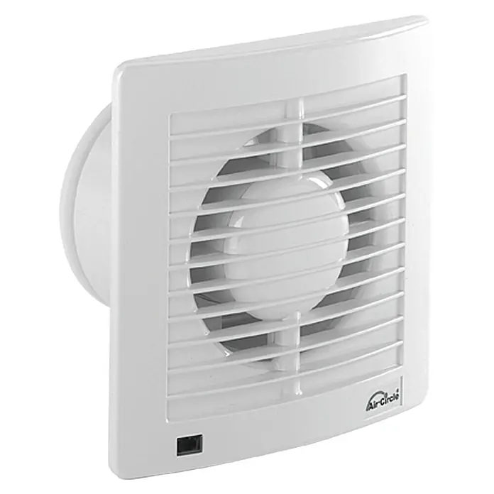 Air-Circle Kupaonski ventilator Air Style - Bijele boje, Promjer: 150 mm, Ekonomični tajmer