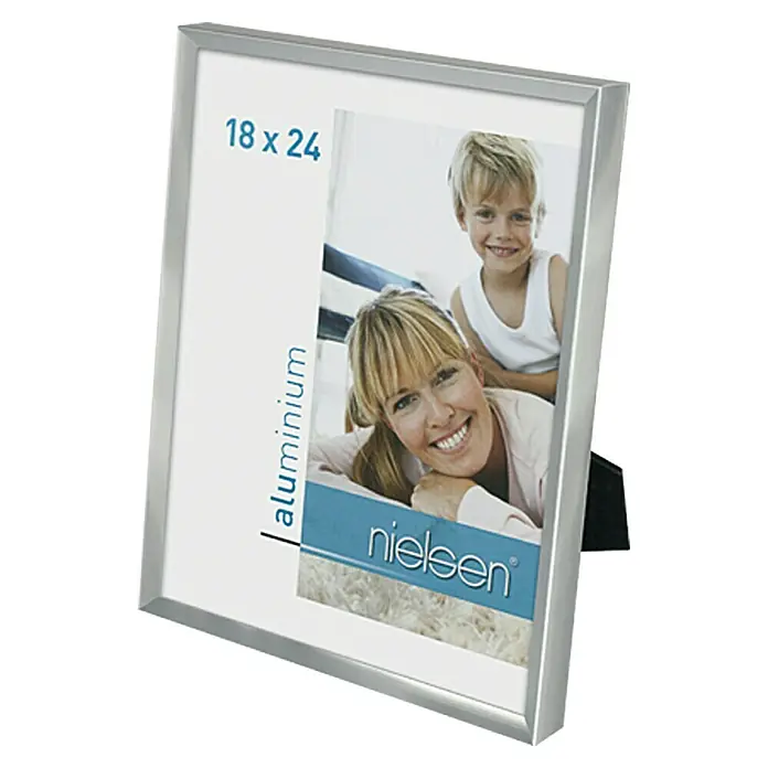 Nielsen Bilderrahmen Pixel - Silber, 18 x 24 cm, Aluminium - Rechte Seitenansicht