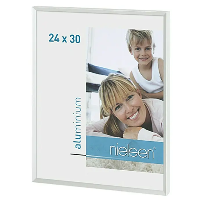 Nielsen Bilderrahmen Pixel - Weiß, 24 x 30 cm, Aluminium - Rechte Seitenansicht