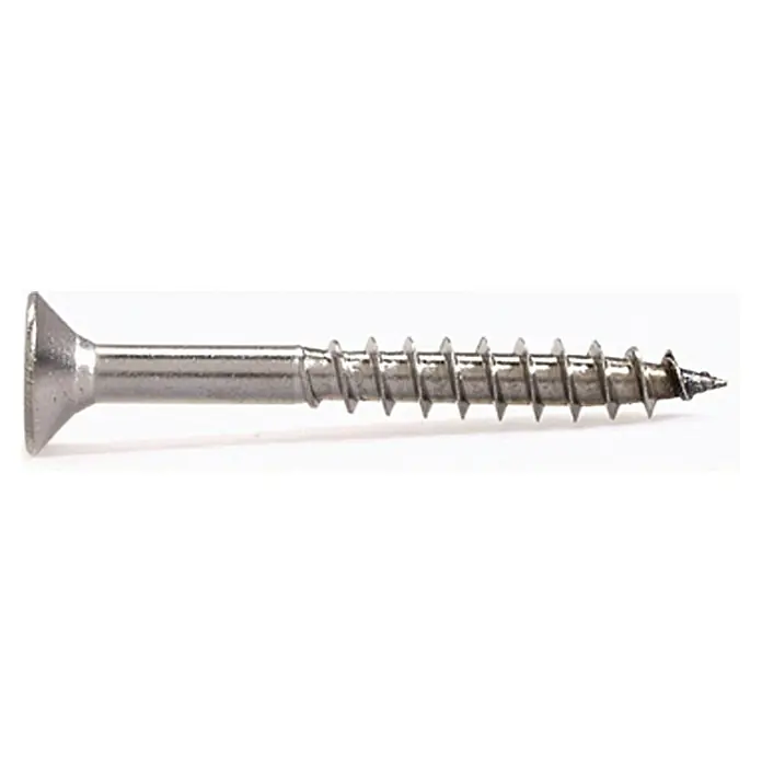 Profi Depot Vijak za ivericu A2 - Promjer: 5 mm, Duljina: 60 mm, Plemeniti čelik, TX za TORX pogone, Djelomični navoj, 100 kom - Pogled sprijeda
