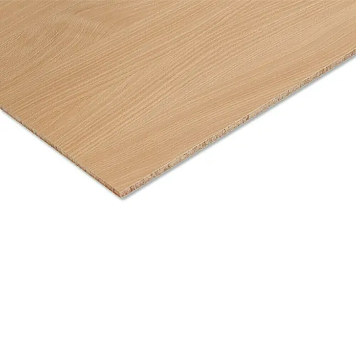 Hartfaserplatte nach Maß - Buche, Max. Zuschnittsmaß: 2.800 x 2.070 mm, Stärke: 3 mm - Rechte Seitenansicht