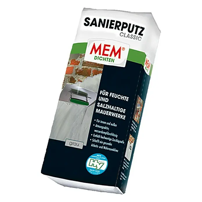 MEM Sanierputz Classic - 25 kg, Grau