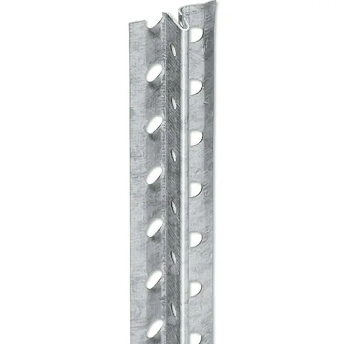 Catnic Schnellputzprofil - Länge: 250 cm, Passend für: 10 mm Putzstärke, Edelstahl - Vorderansicht