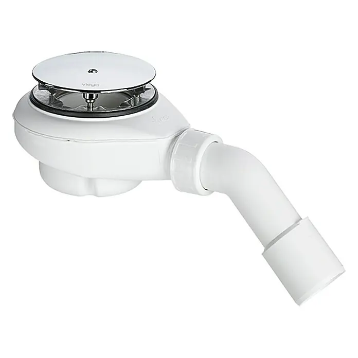 Viega Duschwannenablauf Tempoplex - Durchmesser Ablauf: 90 mm, Chrom