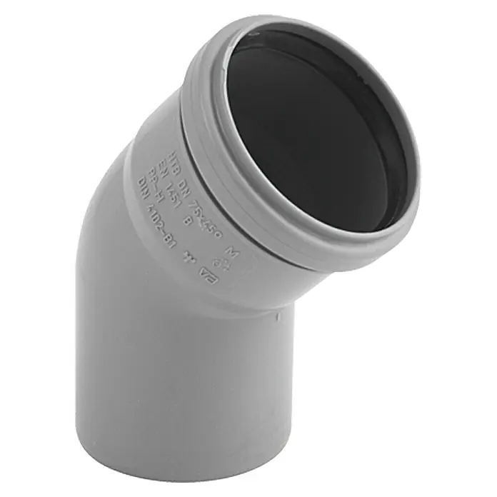 HT koljeno - DN 110, 45 °