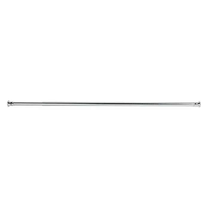 Venus Teleskopski nosač tuš zavjese - 110 cm - 185 cm, Promjer: 28 mm, Krom - Pogled sprijeda
