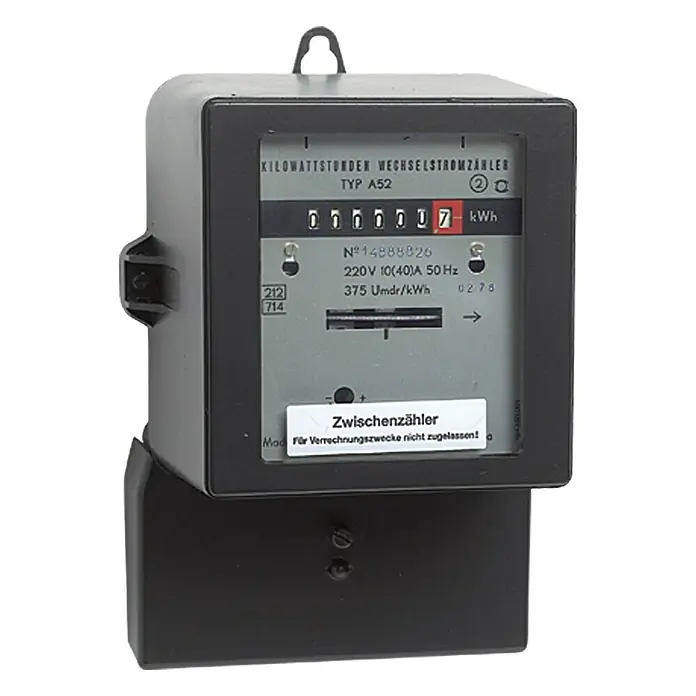 Wechselstromzähler - 220 V, 10/30 A, Unbeglaubigt