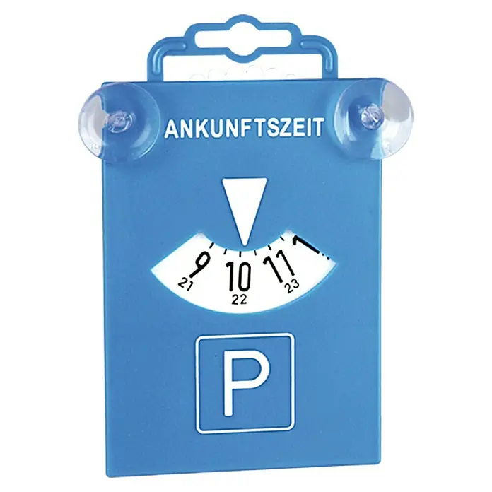 UniTEC Parkscheibe - 2 Saugnäpfe