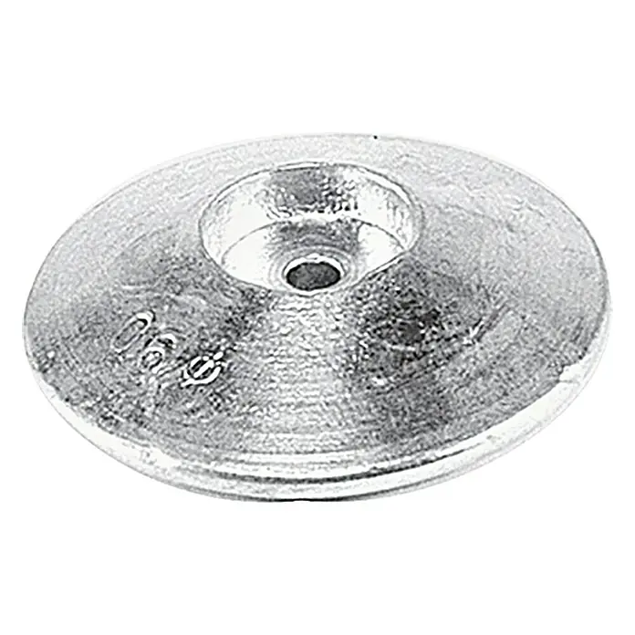 Talamex Ruderblattanode - Zink, Durchmesser: 90 mm, Salzwasser, Lochdurchmesser: 8 mm