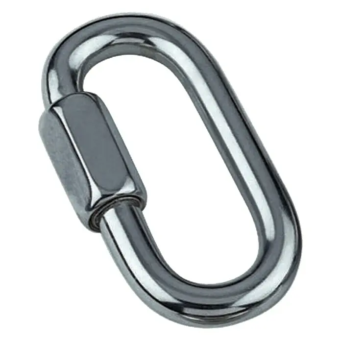 Schraubverbinder - Durchmesser: 10 mm, Edelstahl, Wallnuss - Linke Seitenansicht