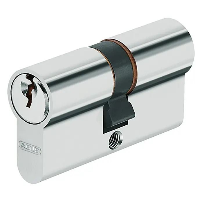 Abus Profilzylinder C42 N - Baulänge innen: 21 mm, Baulänge außen: 21 mm, Anzahl Schlüssel: 3 Stk. - Vorderansicht