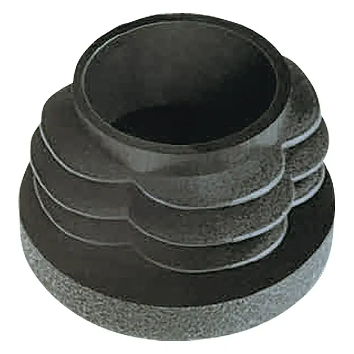 Stabilit Podloga za namještaj - 40 x 40 mm, Uticanje, 2 kom, Crne boje