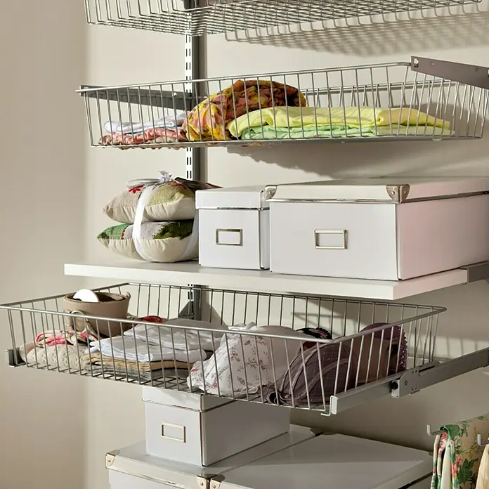 Element System Twin Zidni nosač žičane police - Namijenjeno za: Vodilice s rasterom od 32 mm, Vodilice s rasterom od 50 mm, Vodilice s 2 rupe, Duljina: 32 cm, Opteretivost: 30 kg