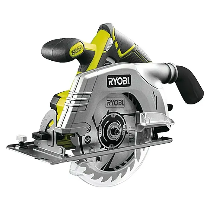 Ryobi ONE+ Akku-Handkreissäge R18CS-0 - 18 V, Ohne Akku, Sägeblatt: Ø 165 mm, Leerlaufdrehzahl: 4.700 U/min