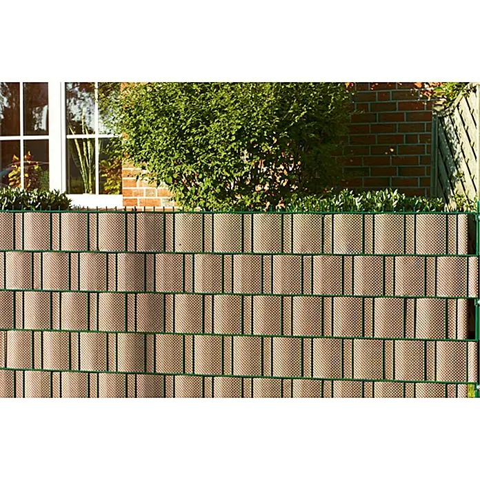 Videx Sichtschutzstreifen - Mocca/Anthrazit, 200 x 19 cm