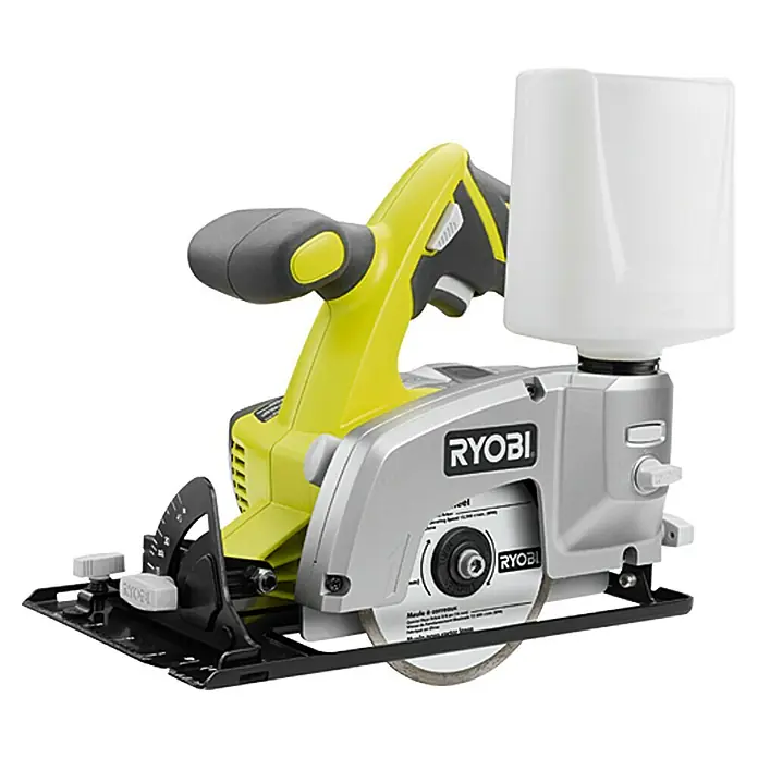 Ryobi ONE+ Akku-Fliesenschneider LTS180M - 18 V, Li-Ionen, 1 Stk., Umdrehungen: 4.500 U/min, Schnitthöhe: 22,2 mm bei 90°