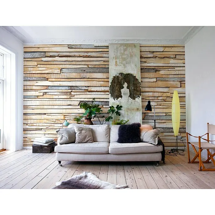 Komar Imagine Edition 3 - Stories Foto tapeta Whitewashed Wood - 8 -dij., Š x V: 368 x 254 cm, Papir