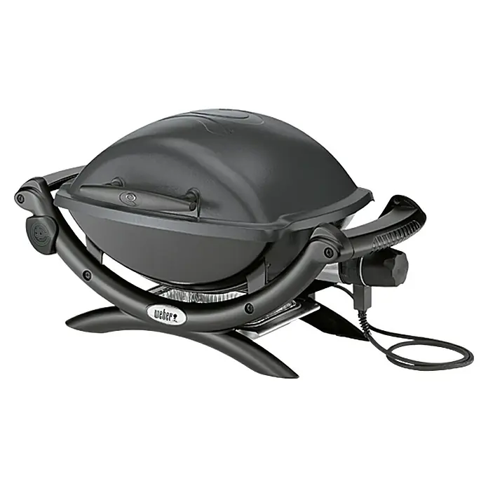 Weber Električni roštilj Q 1400 - 2,2 kW, Dimenzija rešetke za pečenje: 43 x 32 cm, Tamnosive boje