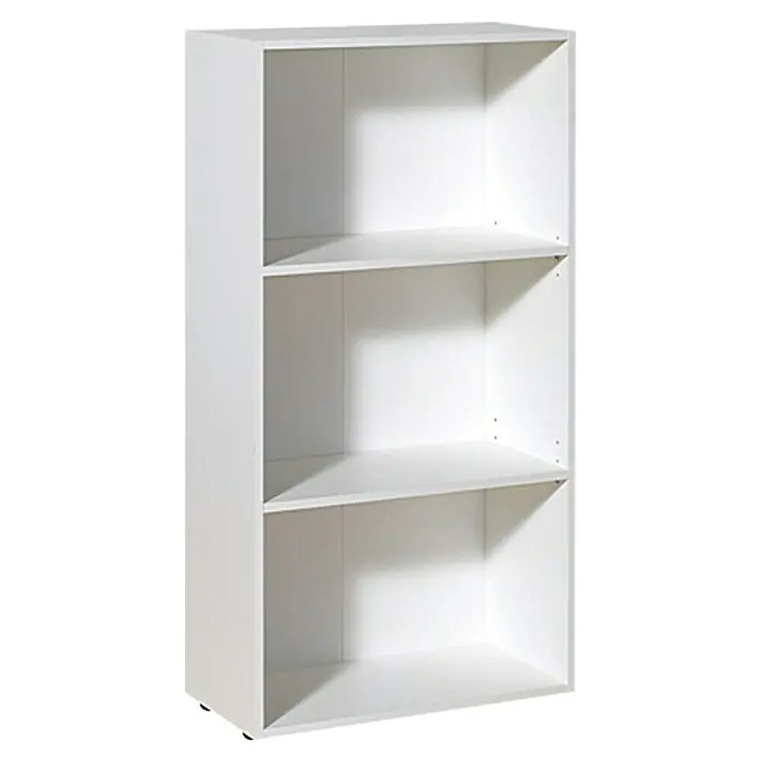 Regalux Regal Trio - 60 x 115,2 cm, Bijele boje, Nosivost: 5 kg/polica - Pogled s lijeve strane