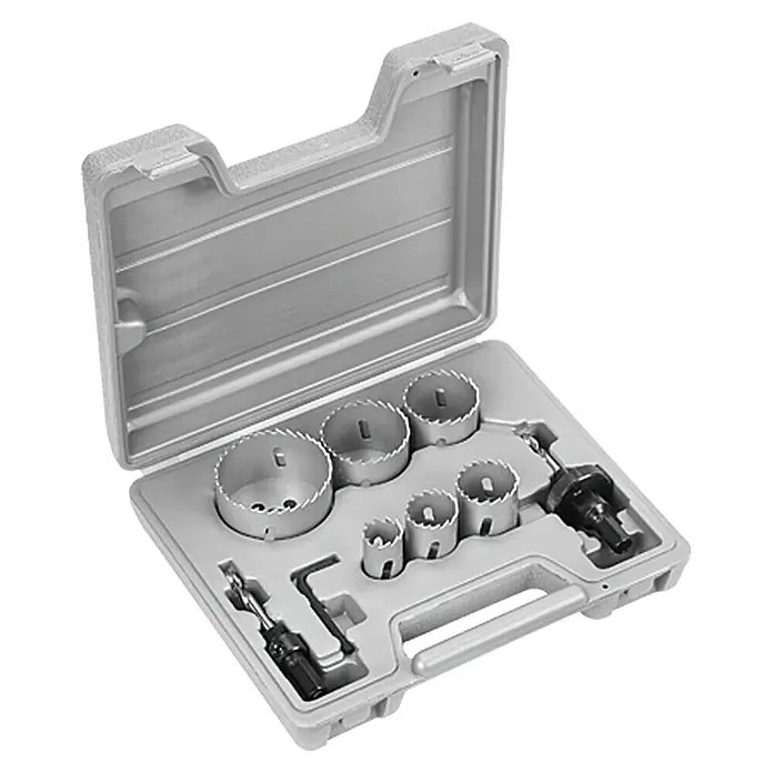 Craftomat Lochsägenkoffer - 9 -tlg., HSS-Bimetall