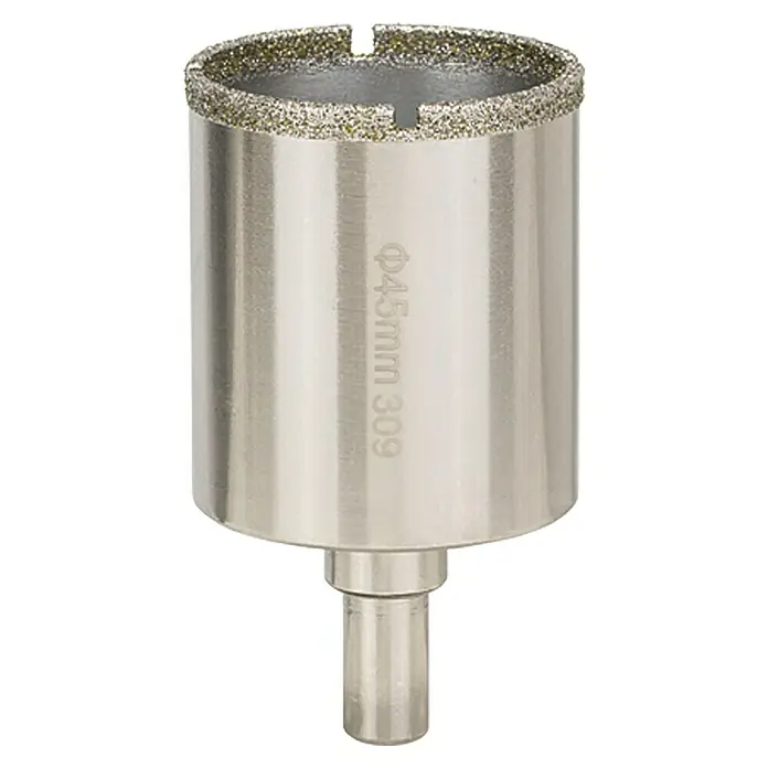 Craftomat Dijamantna kruna za bušenje rupa Keramik - 45 mm, Dubina reza: maks. 35 mm - Pogled sprijeda