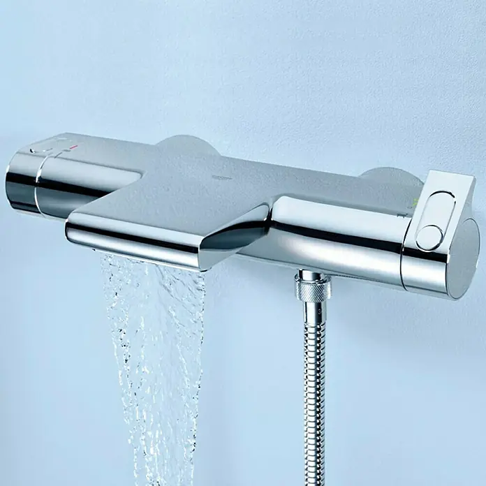 Grohe Grohtherm 2000 Wannenthermostat - Chrom, Glänzend - Vorderansicht