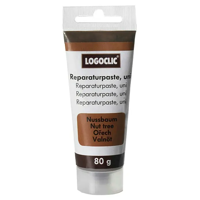 LOGOCLIC Set za popravljanje oštećenja - drvo oraha, 80 g - Živopisni prikaz