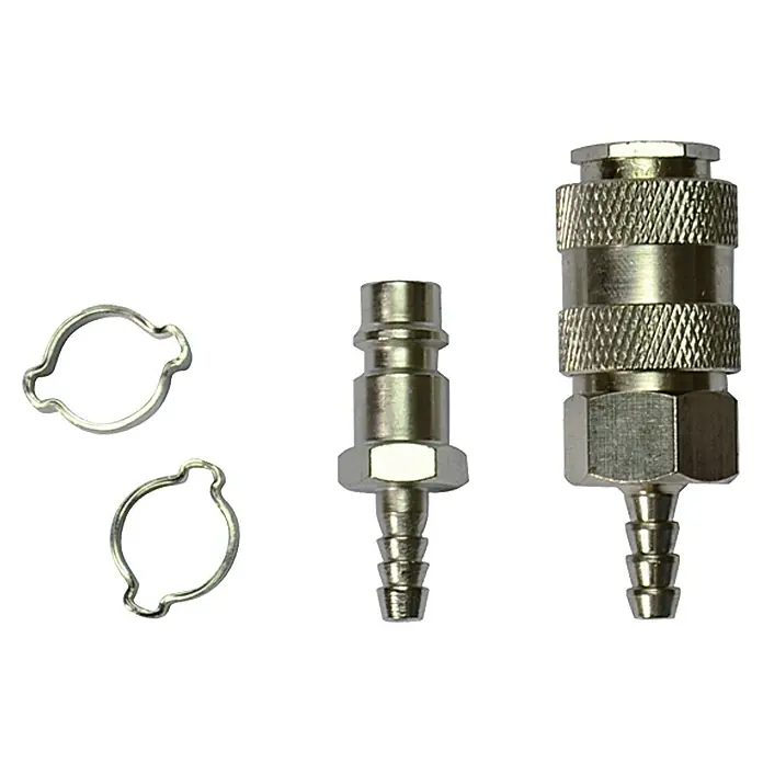 Craftomat Schlauchkupplungs-Set Universal - 6 x 11 mm - Vorderansicht