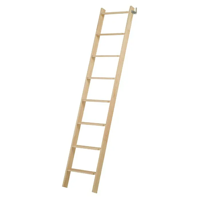 Star Stairs Hochbettleiter - Holz, Anzahl Stufen: 12 Stk., 306 cm - Vorderansicht