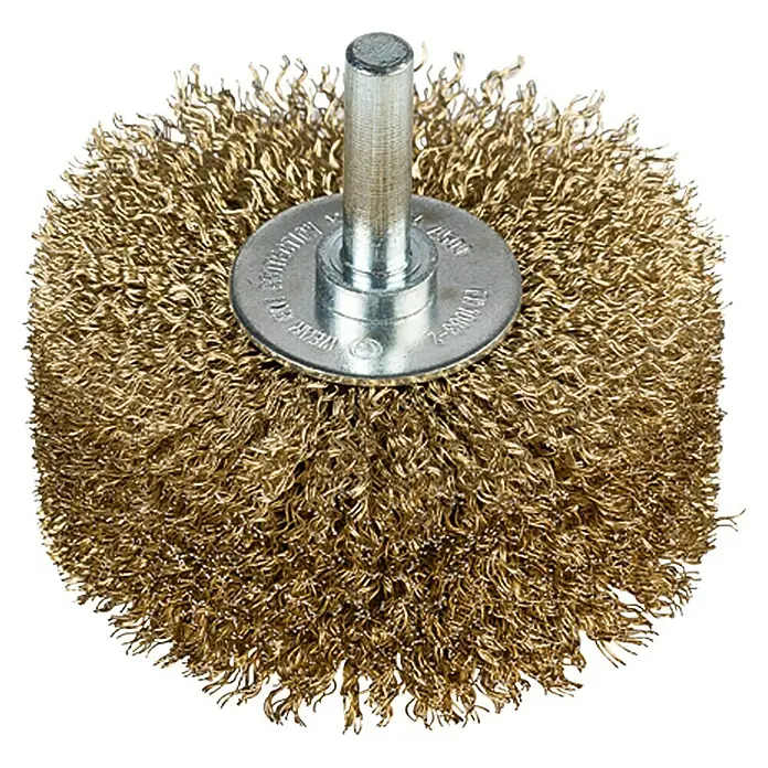 Craftomat Holz-Strukturbürste - Passend für: Bohrfutter, Durchmesser: 80 mm, Gewellt