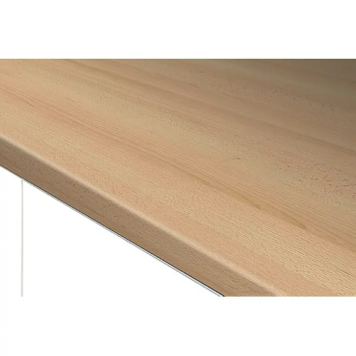 Resopal Basic Encimera de cocina al corte - Haya Samerberg, Longitud máxima de la encimera: 365 cm, Espesor: 3,8 cm, Ancho: 60 cm - Primer plano