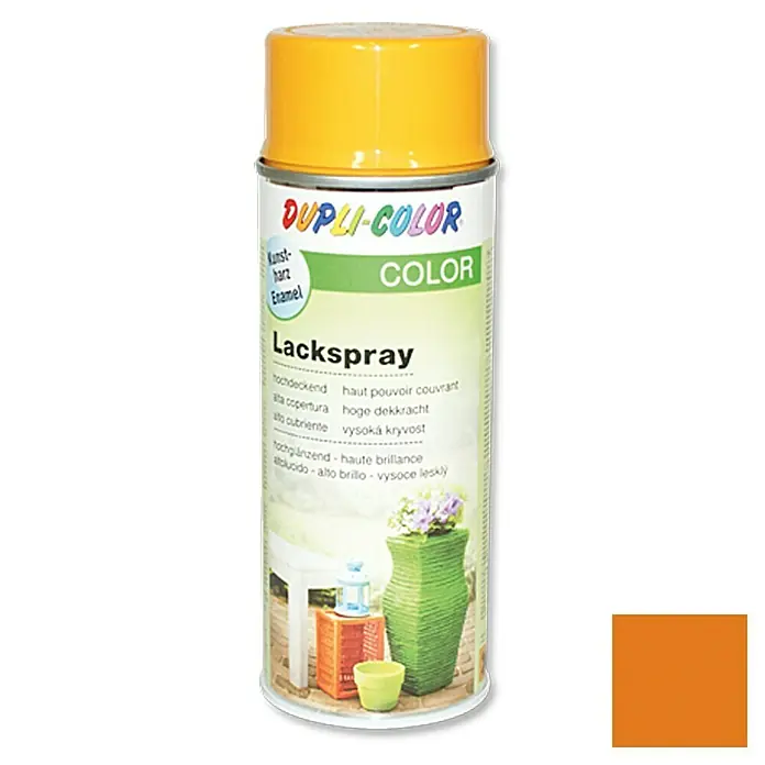 Dupli-Color Color Lakspray RAL 1007 Narcisgeel - Narcisgeel, Glanzend, 400 ml - Vooraanzicht