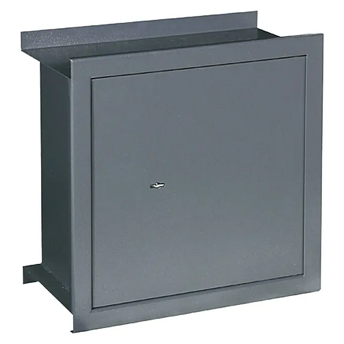 Wandtresor WB 3/240 - 240 x 420 x 426 mm, Volumen: 21,4 l, 1 Fachboden - Vorderansicht