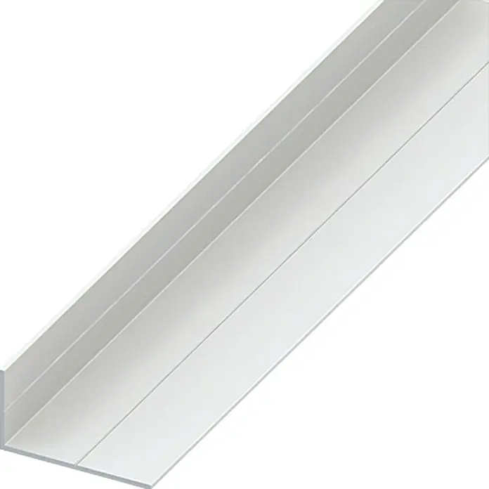 Kantoflex Winkelprofil - 2.500 x 19,5 x 11,5 mm, Stärke: 1,5 mm, Hart-PVC, Weiß - Linke Seitenansicht