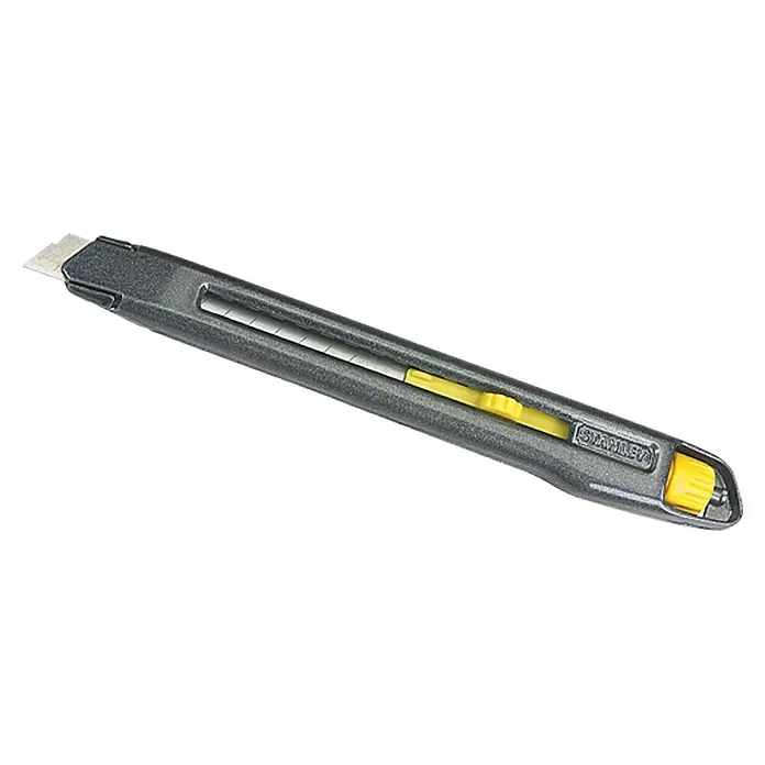 Stanley Cuttermesser Interlock - Klingenbreite: 9 mm, Abbrechklinge - Vorderansicht