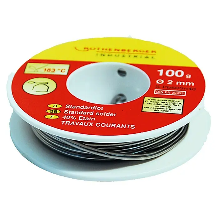 Rothenberger Industrial Standardlot - Durchmesser: 2 mm, 100 g - Vorderansicht