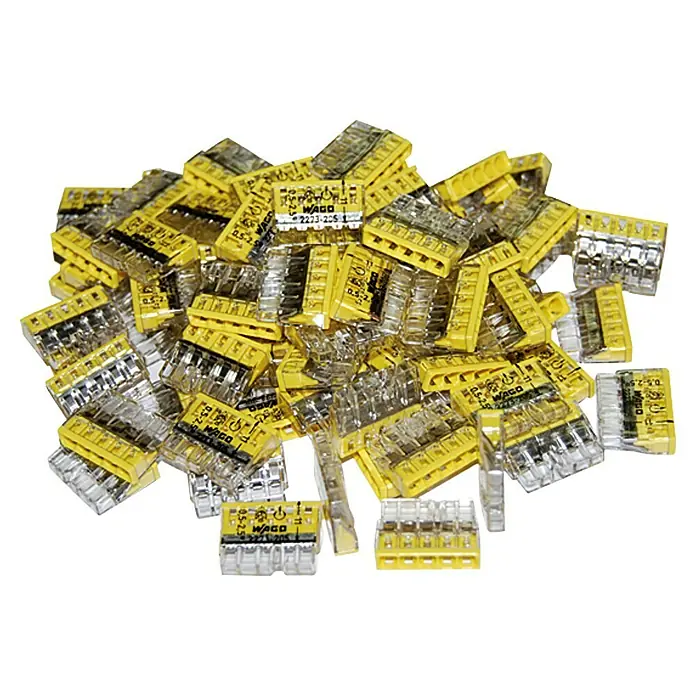 Wago Steckklemme Compact - Anzahl Leiter: 5 Stk., 0,5 - 2,5 mm², 100 Stk.
