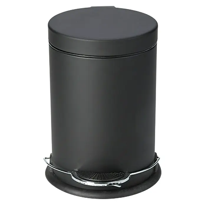 Venus Cubo con pedal Ben - 3 l, Negro, Redonda, Metal