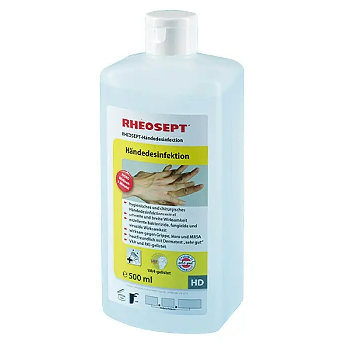Rheosept Desinfektionsmittel Hände-Desinfektion - 500 ml - Vorderansicht