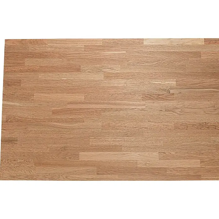 Exclusivholz Encimera de madera maciza - Roble, 400 x 80 x 3,8 cm - Vista descendente