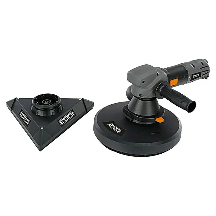 Toolson Wand- & Deckenschleifer DWS 225 R - 750 W, Durchmesser Schleifteller: 225 mm, Kantenlänge Delta-Schleifkopf: 280 mm - Vorderansicht