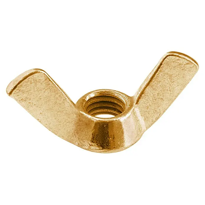 Stabilit Flügelmutter - M4, Messing, 4 Stk. - Ansicht von oben