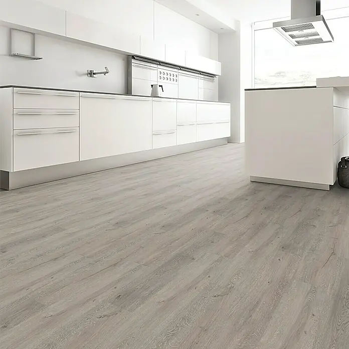 b!design Uzorak Clic Eiche Colonial Grau - 190 x 200 x 3 mm, Rustikalni pod - Živopisni prikaz