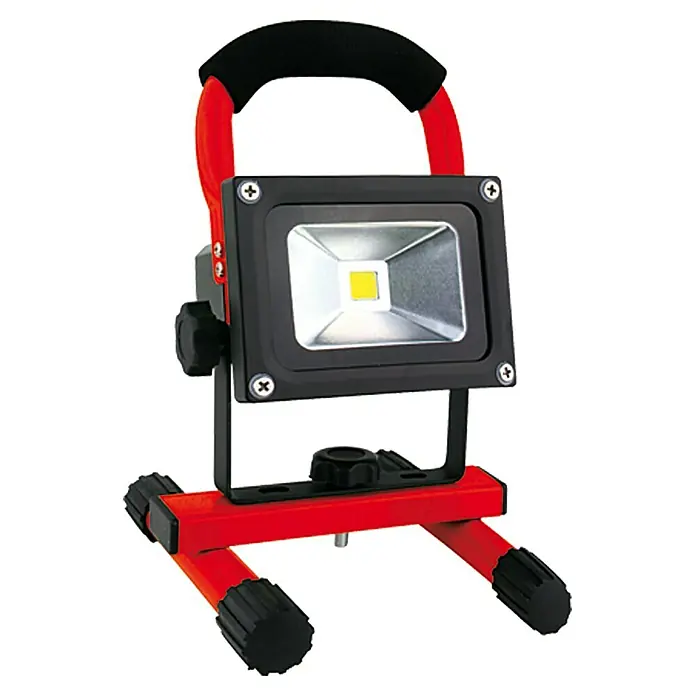 LED-Akkustrahler - 10 W, Tageslichtweiß, IP65 - Linke Seitenansicht