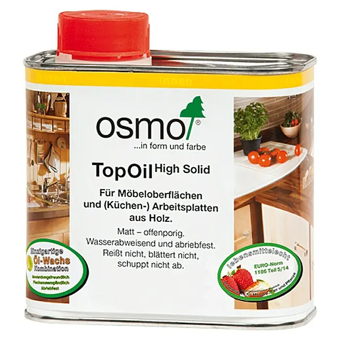 Osmo High Solid TopOil - Akazie, 500 ml, Matt - Vorderansicht