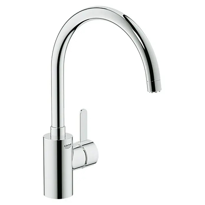 Grohe Spültischarmatur Eurosmart Cosmopolitan - Niederdruck, Chrom, Hoher Auslauf - Vorderansicht