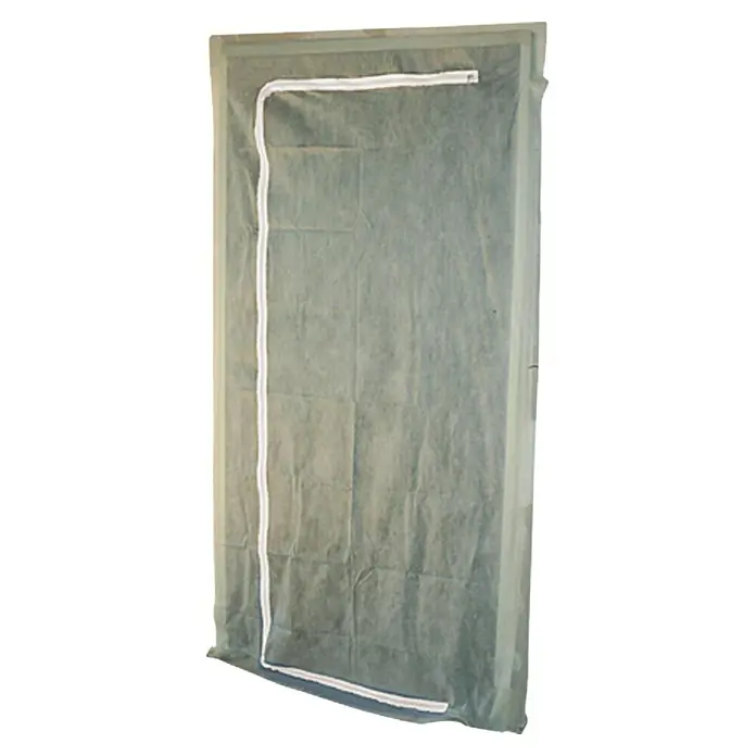 Staubschutztür - 1,1 x 2,2 m, Polypropylen-Vlies, Staubdicht - Vorderansicht