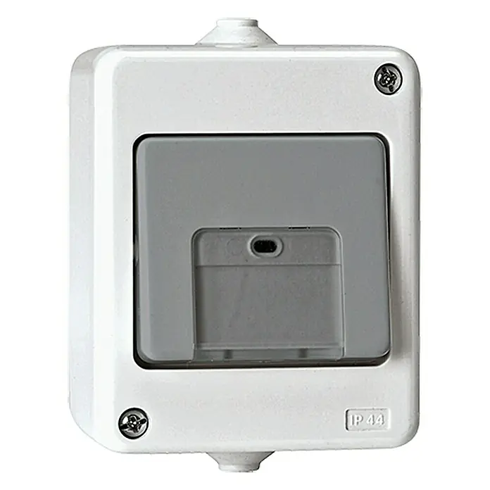 Voltomat FLUID Conmutador para estancias con humedad - Gris, En pared, IP44