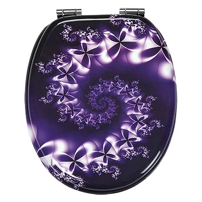 Poseidon WC-Sitz Violet - Mit Absenkautomatik, MDF, Violett